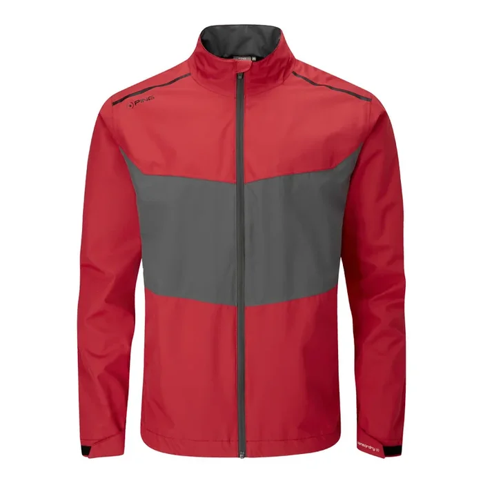 Ping Downton Waterproof Jacket – Fire Brick/Asphalt