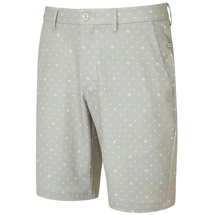 Ping Eye Mark Shorts – Dark Mineral/White