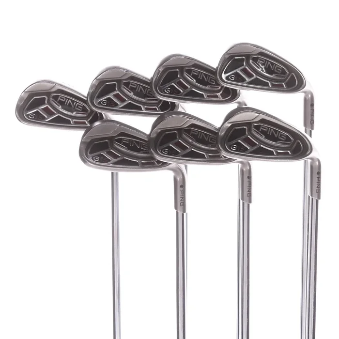Ping G15 Men’s Right Steel Irons 5-SW Black Dot Senior – Ping AWT SR