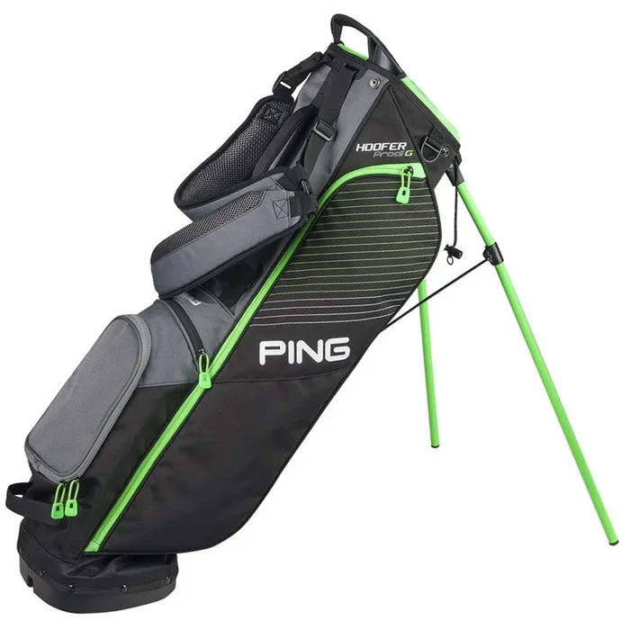 Ping Hoofer Prodi G Junior Golf Bag Large (34″) – Charcoal/Black/Electric Green