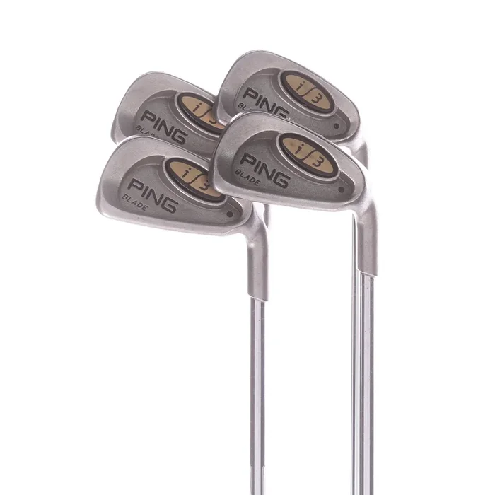 Ping i3 Men’s Right Steel Irons 3-6 Black Dot Regular – Cushin R