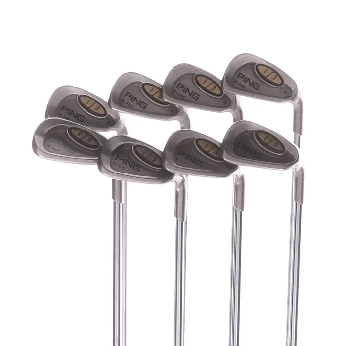 Ping i3 Men’s Right Steel Irons 4-SW Blue Dot Stiff – Cushin JZ S