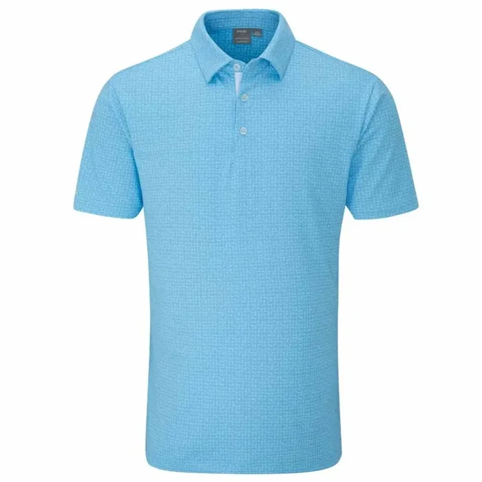 Ping Julian Golf Polo – Crystal Blue Multi
