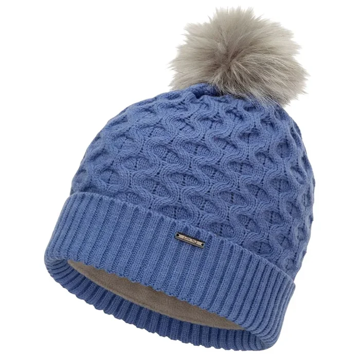 Ping Ladies Classic Knit Beanie Hat – Blue