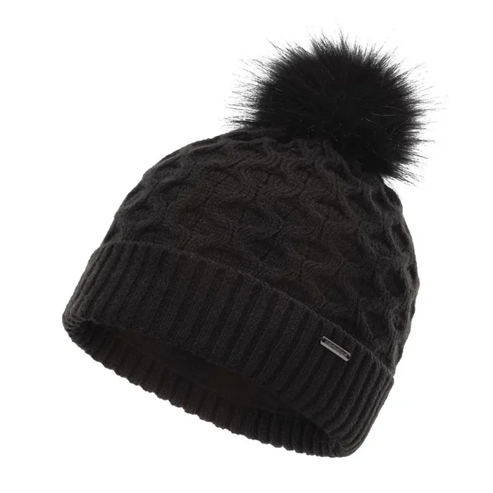 Ping Ladies Classic Knit Golf Hat – Black