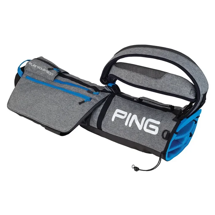 Ping Moonlite Pencil Bag – Heather Grey/Bright Blue
