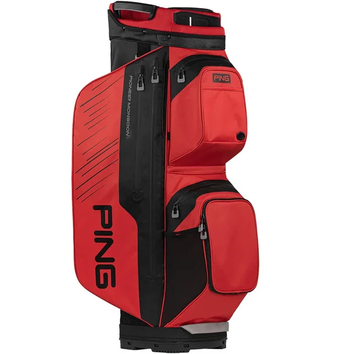 Ping Pioneer Monsoon 231 Waterproof Cart Bag – Red/Black