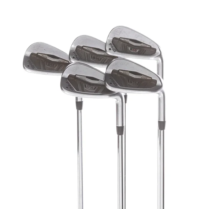 Ping S56 Steel Men’s Right Irons 6-PW Black Dot Regular – True Temper Dynamic Gold R300