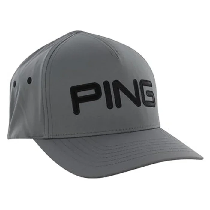 PING Structured 201 Golf Cap Dark Gray/Black – 22 Men
