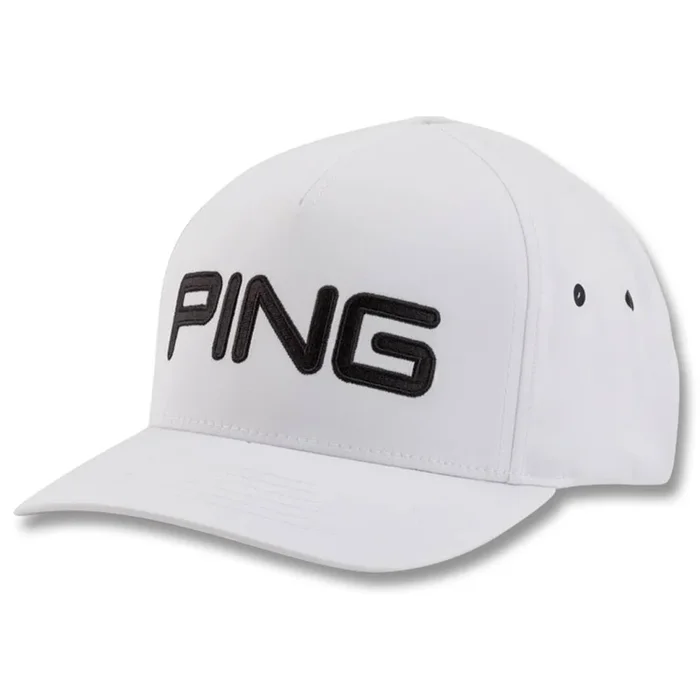 PING Structured 201 Golf Cap White/Black – 22 Men