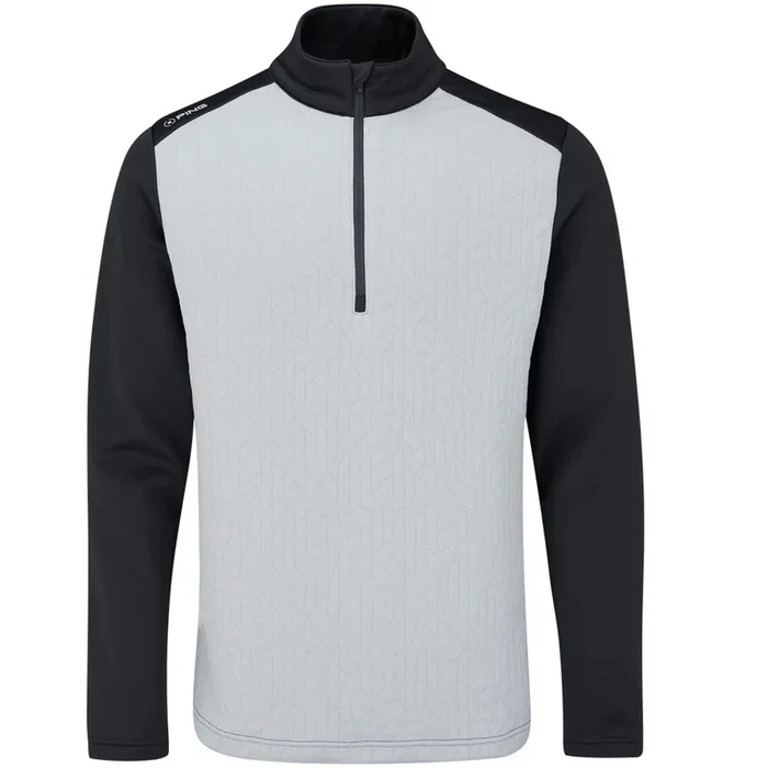 Ping Tobi 1/4 Zip Midlayer – Pearl Grey/Asphalt