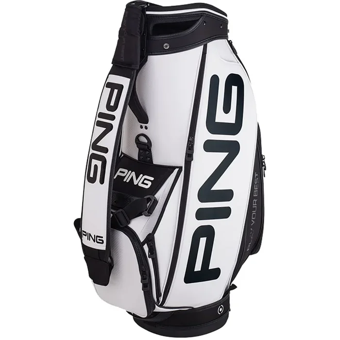 PING Tour Staff Cart Bag – White/Black
