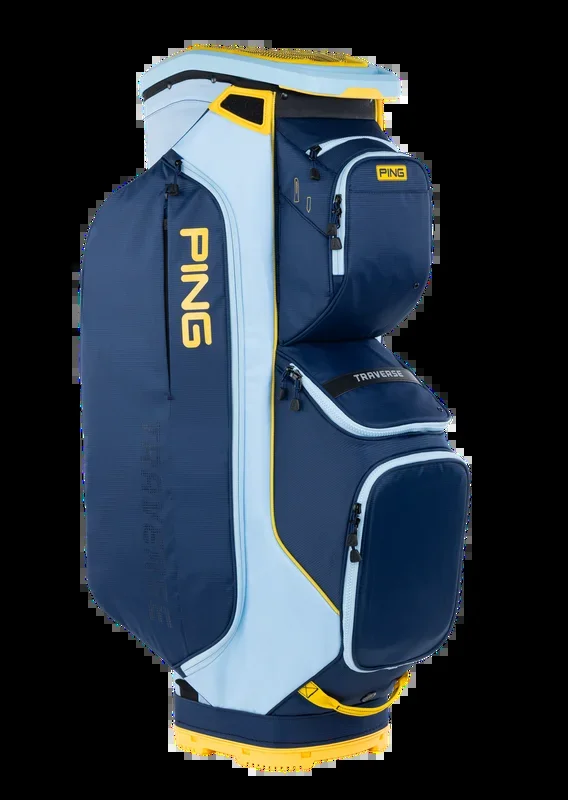 Ping Traverse Cart Bag – Navy/Crystal/Lemon