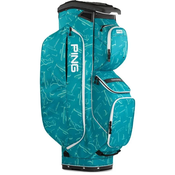 Ping Traverse Cart Bag – Teal Decal