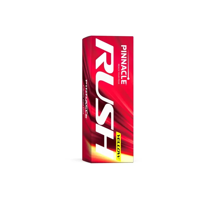 Pinnacle Rush 2024 Yellow Golf Balls – Sleeve