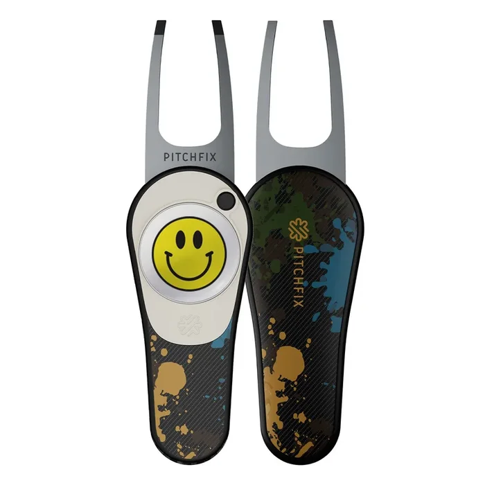 Pitchfix Ultima Divot Tool with Custom Ball Marker (Graffiti)