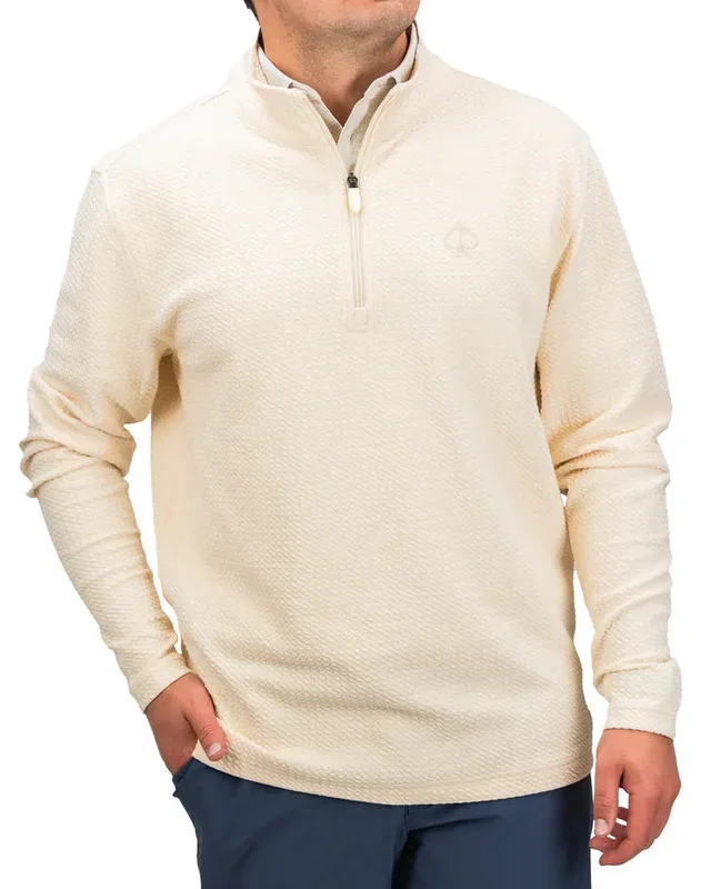 Player Preferred™ Waffle Knit Pullover – Cream