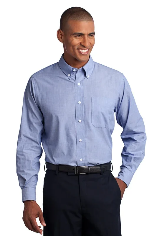 Port Authority Men’s Crosshatch Easy Care Shirt. S640