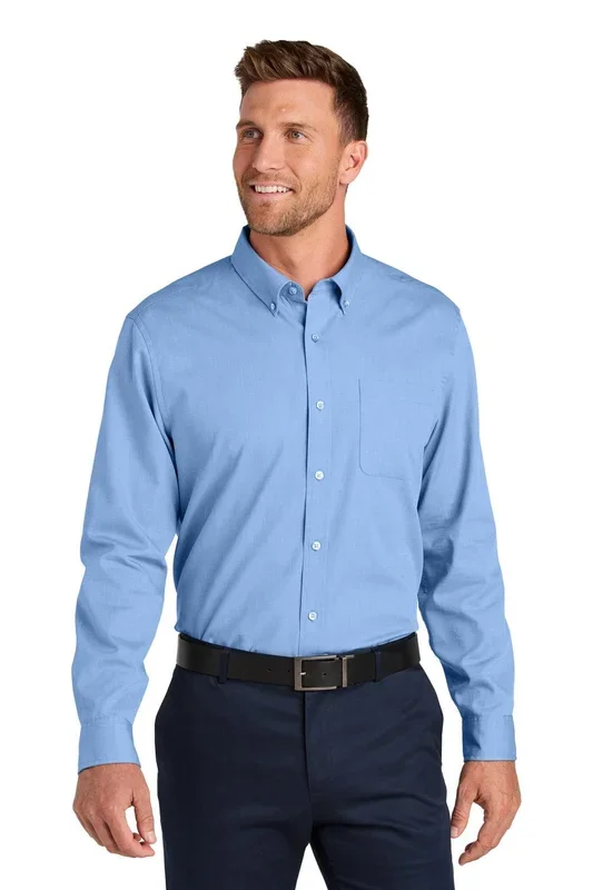 Port Authority Men’s Long Sleeve Nailhead Easy Care Shirt W816