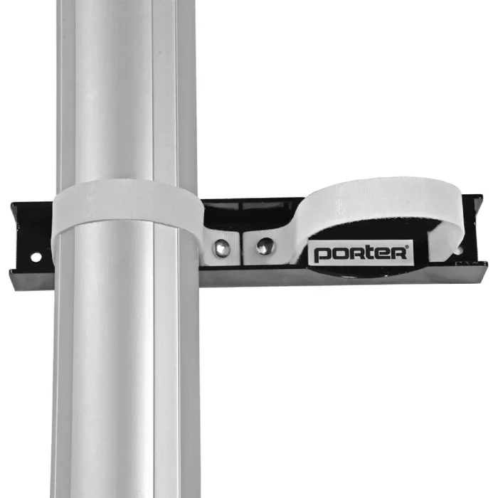 Porter Volleyball Upright Wall Rack For 3 1/2″ Diameter Uprights & Optional Locking Cover