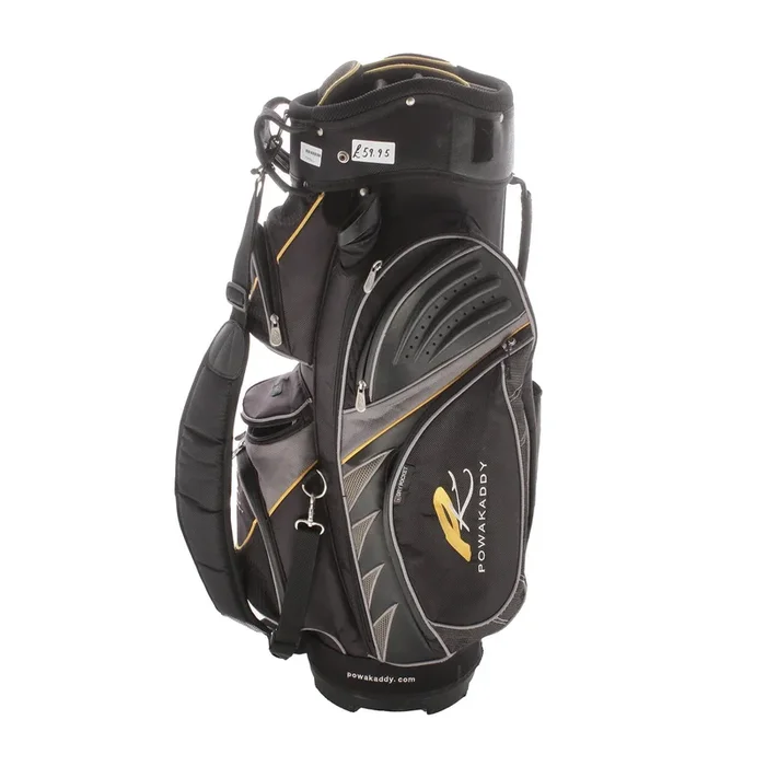 Powaakaddy Cart Bag – Black/Yellow