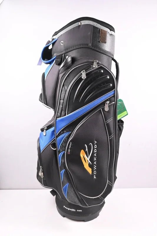 Powakaddy Cart Bag / 11-Way Divider / Black, Blue