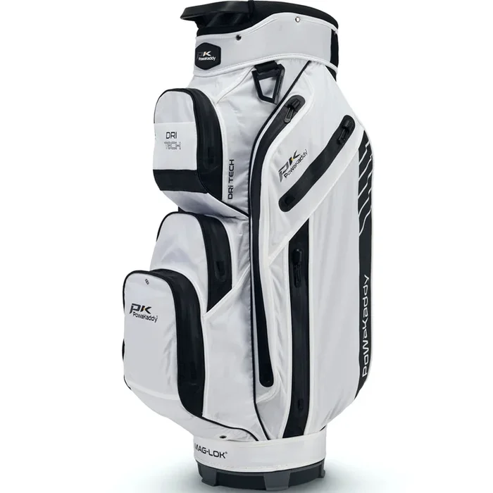 PowaKaddy Dri-TECH Waterproof Cart Bag – White/Black