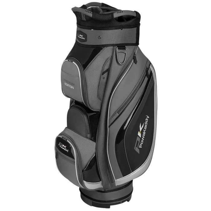 PowaKaddy Premium Edition Golf Cart Bag – Titanium/Black/Silver