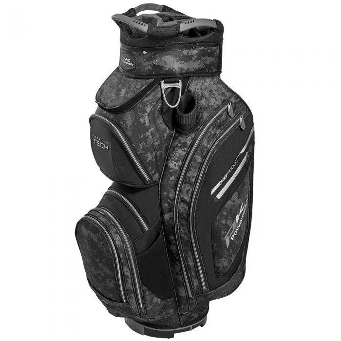 PowaKaddy Premium Tech Golf Cart Bag – Grey Camouflage/Black/Silver