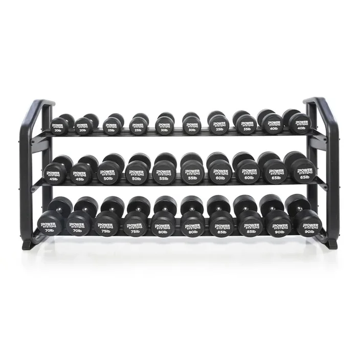 Power Systems Denali Series ProStyle Dumbbell Rack 15 Pairs