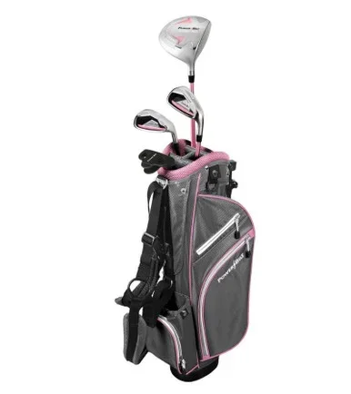 PowerBilt 4 Club Girls Golf Set for Ages 5-8 (44-52 inches) Pink