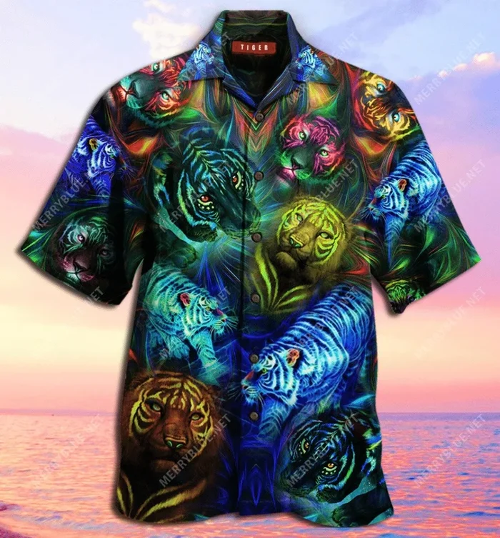 Powerful Tiger Unisex Hawaiian Shirt – Fanshubus.com