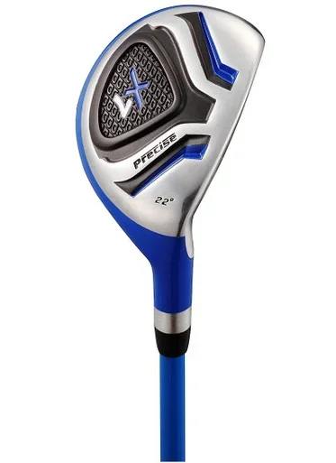 Precise X7 Hybrid for Juniors Ages 9-12 (kids 52-60″ tall) Blue