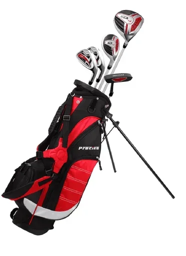 Precise XD-J 5 Club kids Golf Set for Ages 6-8 (kids 44-52″ tall) Red