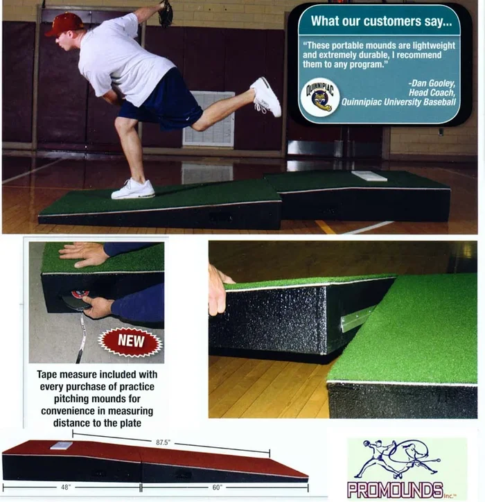 Promounds Professional/Collegiate 2 Piece Mound 9’L X 4’Wx 10″H