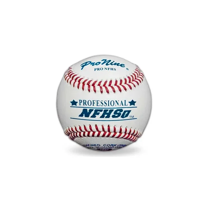 ProNine Sports – PRO NFHS – Raised Seam Professional Leather Baseball – 1 Dozen