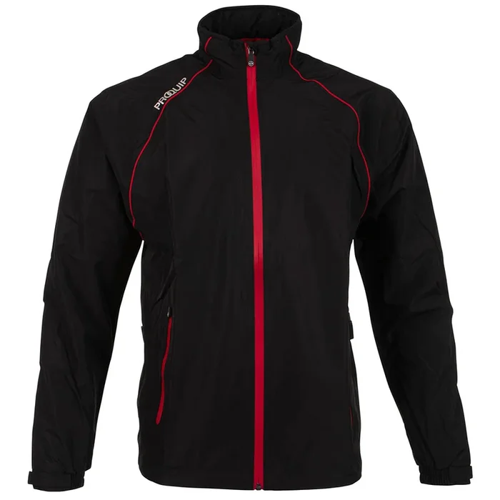 ProQuip Aquatec Waterproof Jacket – Black/Red