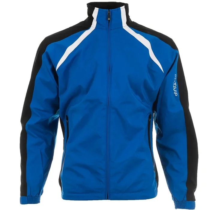 ProQuip Golf Trophy Waterproof Jacket – Cobalt/Black/White
