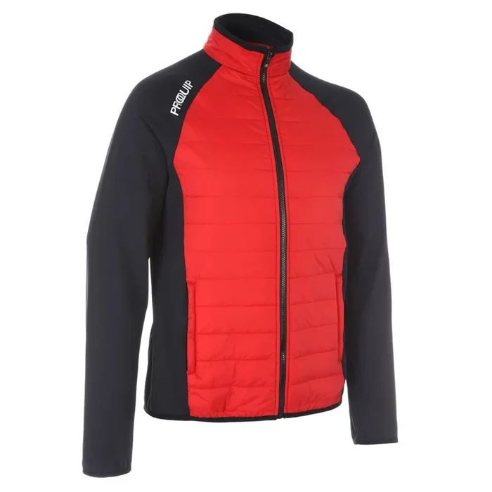 ProQuip Therma Tour Quilted Golf Jacket – Red
