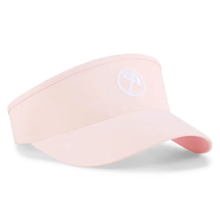 PUMA AP Seersucker Golf Visor Pale Pink – SS25 Women