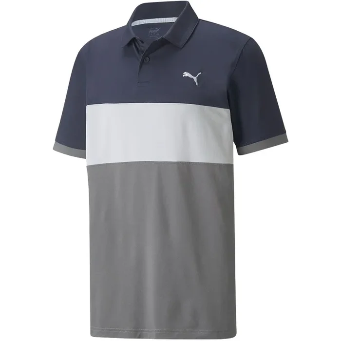 Puma Cloudspun Highway Polo Shirt – Navy Blazer/Quiet Shade