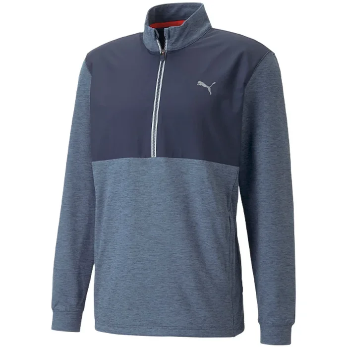 Puma Cloudspun WRMLBL 1/4 Zip Pullover – Navy/Blue