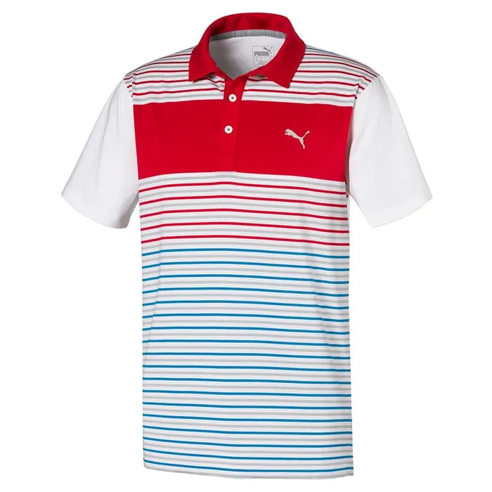Puma Floodlight Polo Shirt – Barbados Red