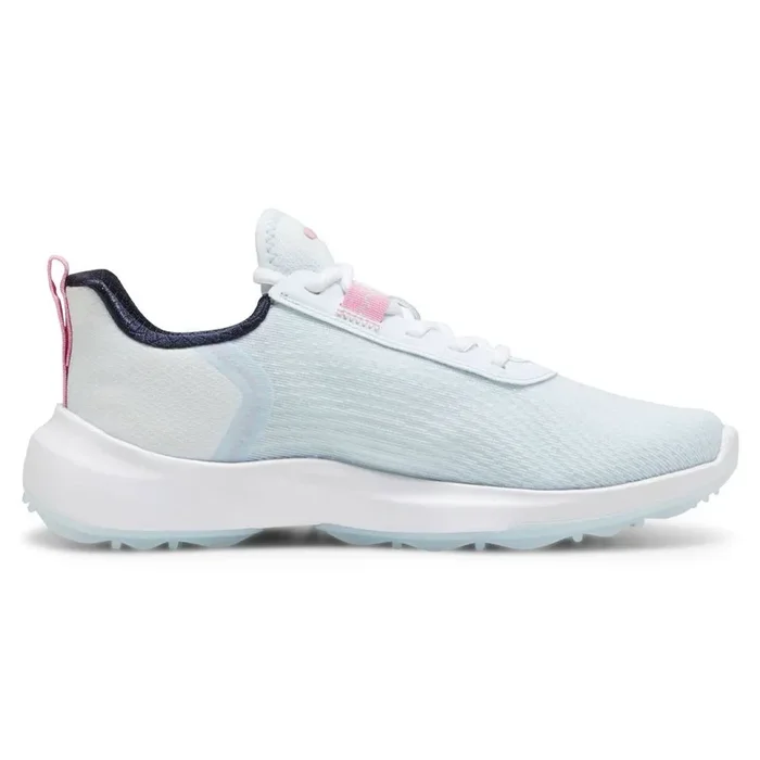 PUMA Fusion Crush Sport Spikeless Golf Shoes Icy Blue/Pink Icing – 24 Women