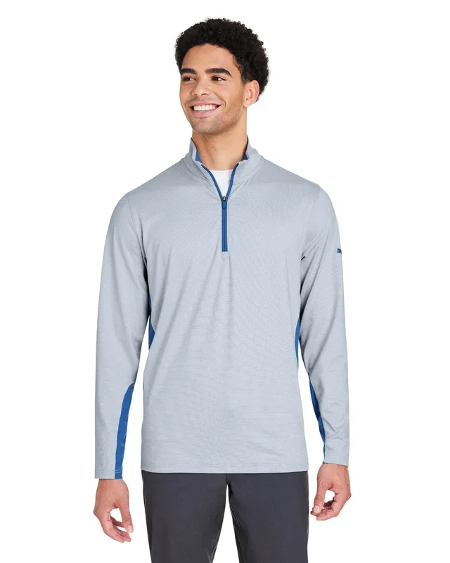 Puma Golf Men’s Mesa Stripe Quarter-Zip