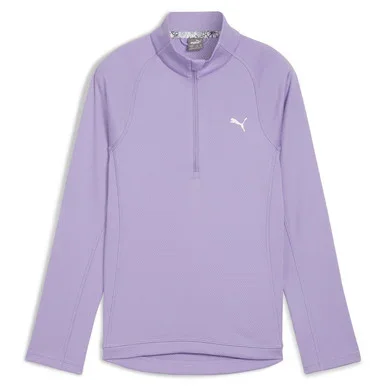 Puma Golf Quarter Zip Girls Lavender