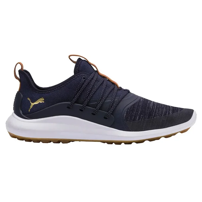 Puma Ignite NXT Solelace Spikeless Waterproof Shoes – Peacoat/Gold