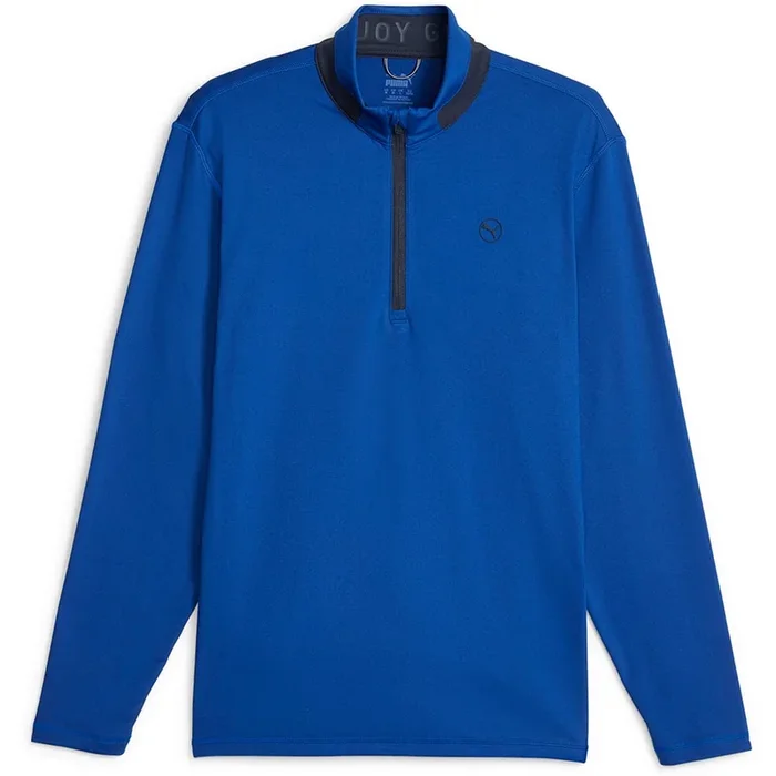 Puma Lightweight 1/4 Zip Pullover – Festive Blue/Navy Blazer