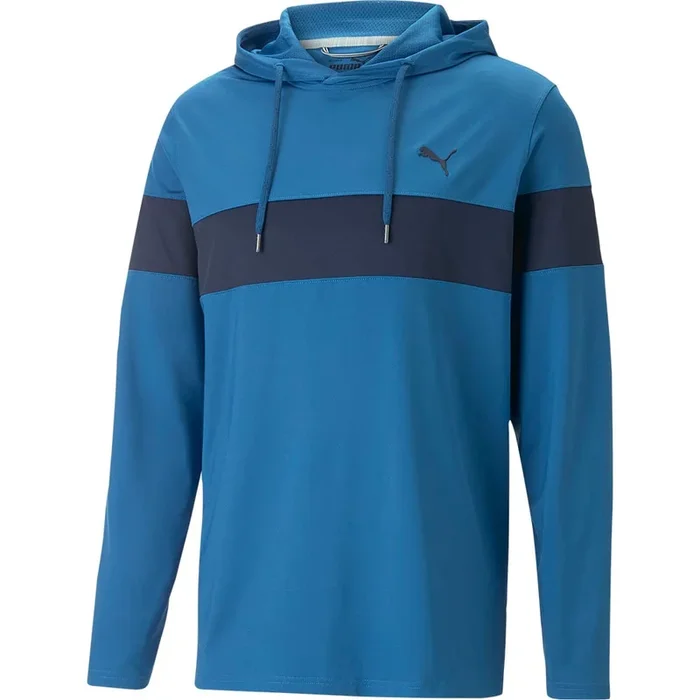 Puma MATTR Colourblock Hoodie – Lake Blue/Navy Blazer