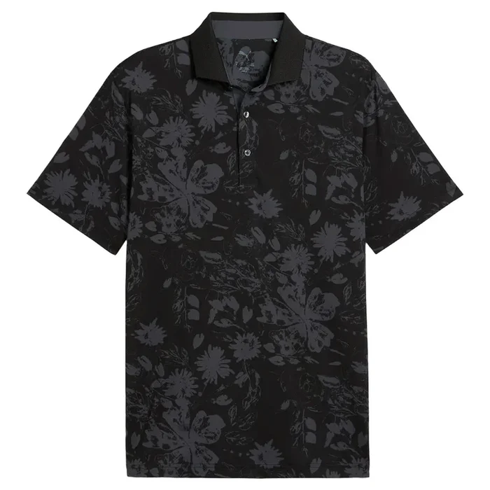 PUMA MATTR Rose Golf Polo Puma Black/Strong Gray – SS25 Men